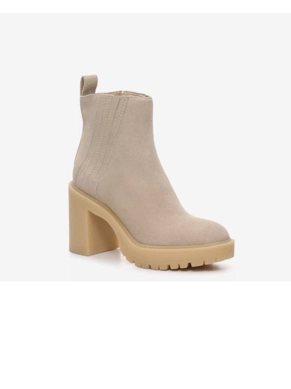 Dolce Vita | Celia Boot | Size 7.5 M | Brand New Taupe Block Heel Ankle Boots